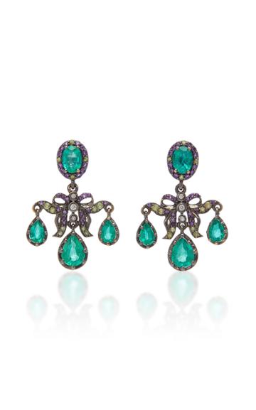 Holly Dyment Emerald Girandole Earrings