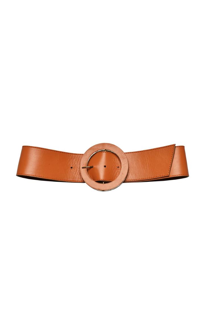 Lilly Sarti Color Round Buckle Belt