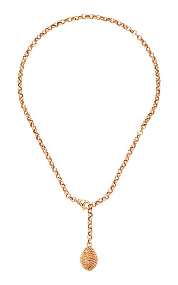 Renna 18k Rose Gold Lariat Necklace