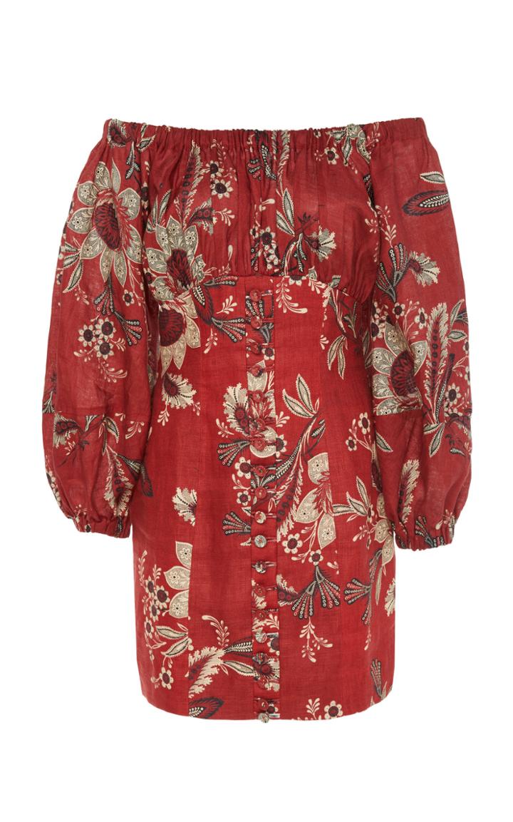 Zimmermann Juno Off Shoulder Dress
