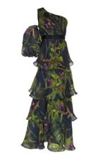 Johanna Ortiz Laurel Forest Silk Organza Dress