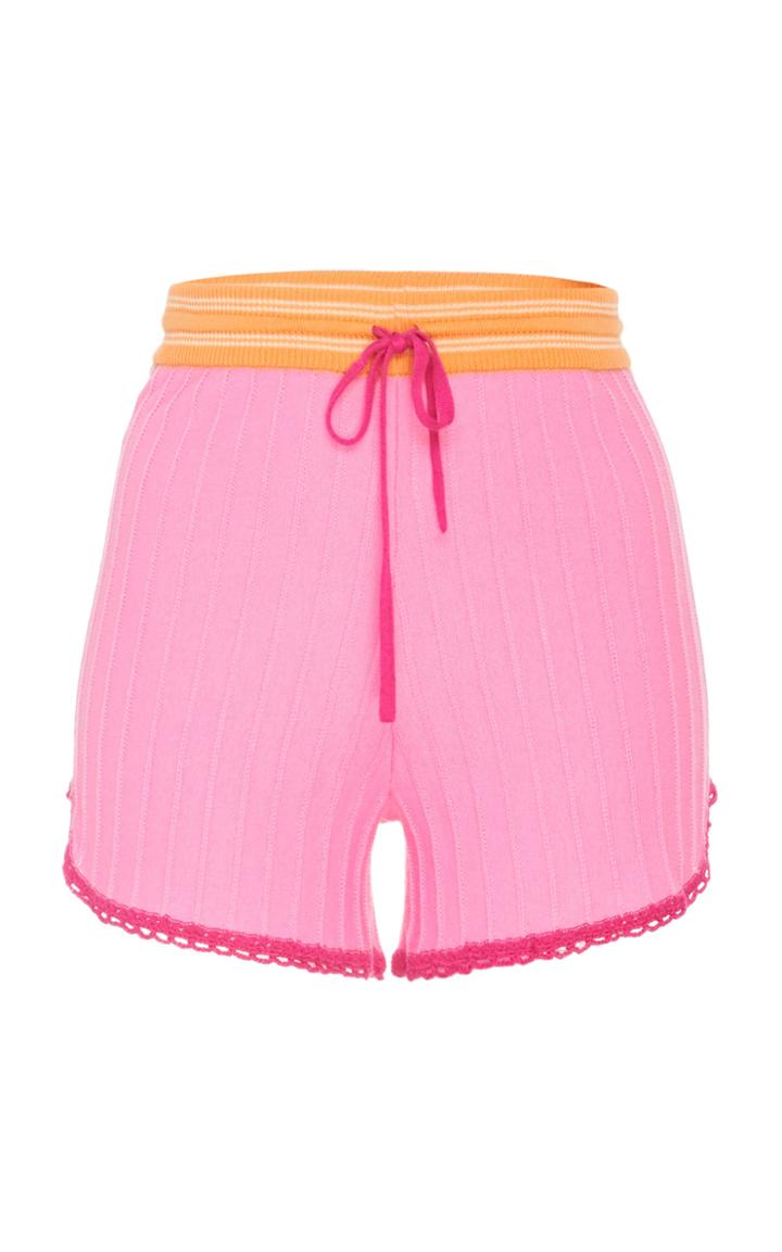Moda Operandi Loveshackfancy Pax High Waist Cotton Short Size: Xs