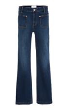 Current/elliott Cropped Mid-rise Bootcut Jeans