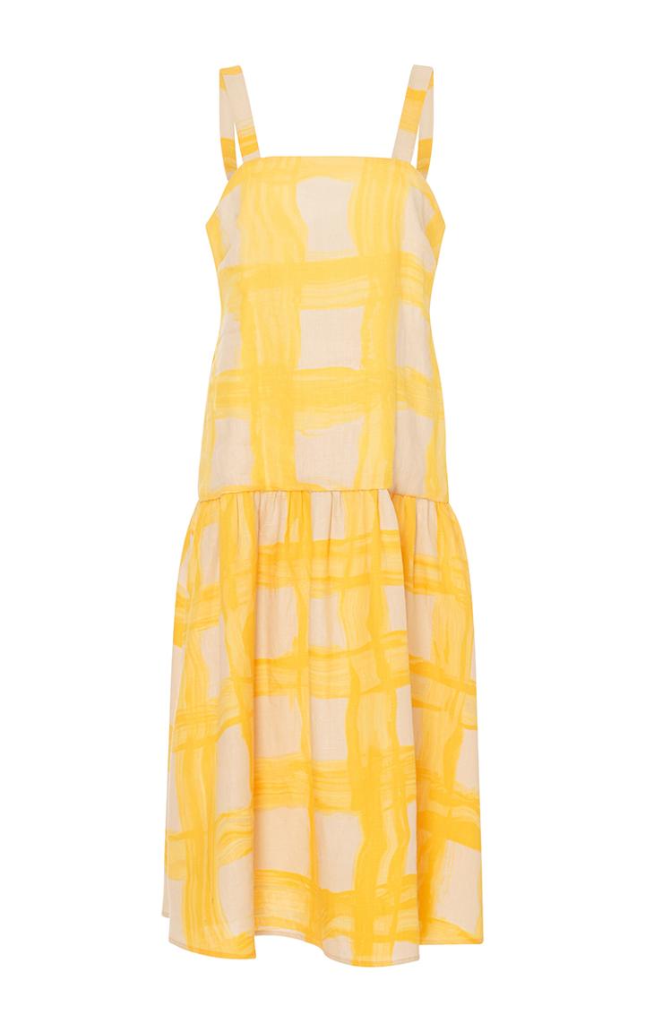 Whit Wild Grid Print Hazel Dress