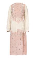 Moda Operandi Biyan Astrobell Embroidered Silk Shirt Dress