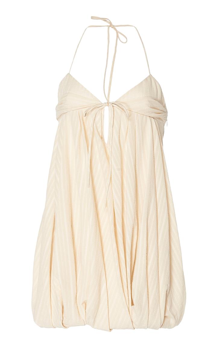 Jacquemus Caro Bubble-hem Cotton-blend Dress