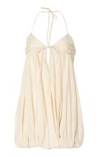 Jacquemus Caro Bubble-hem Cotton-blend Dress
