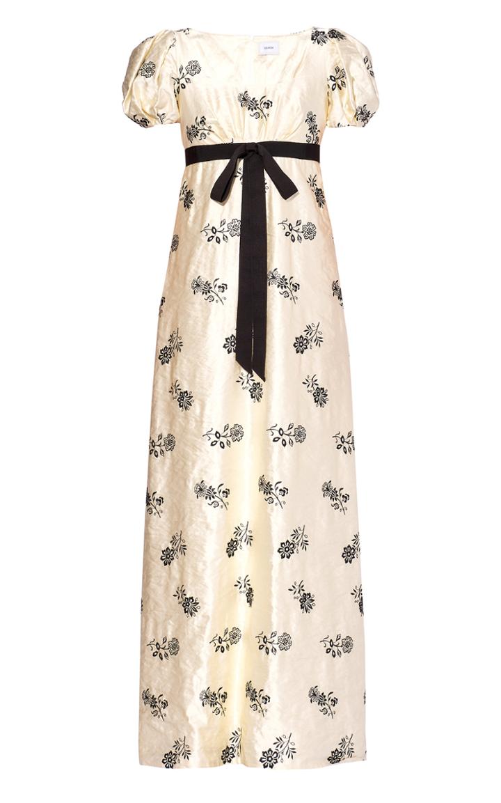 Moda Operandi Erdem Leonore Floral Belted Gown