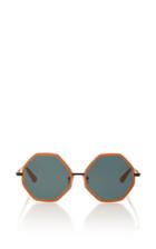 Rosie Assoulin Large Octagon Sunglasses