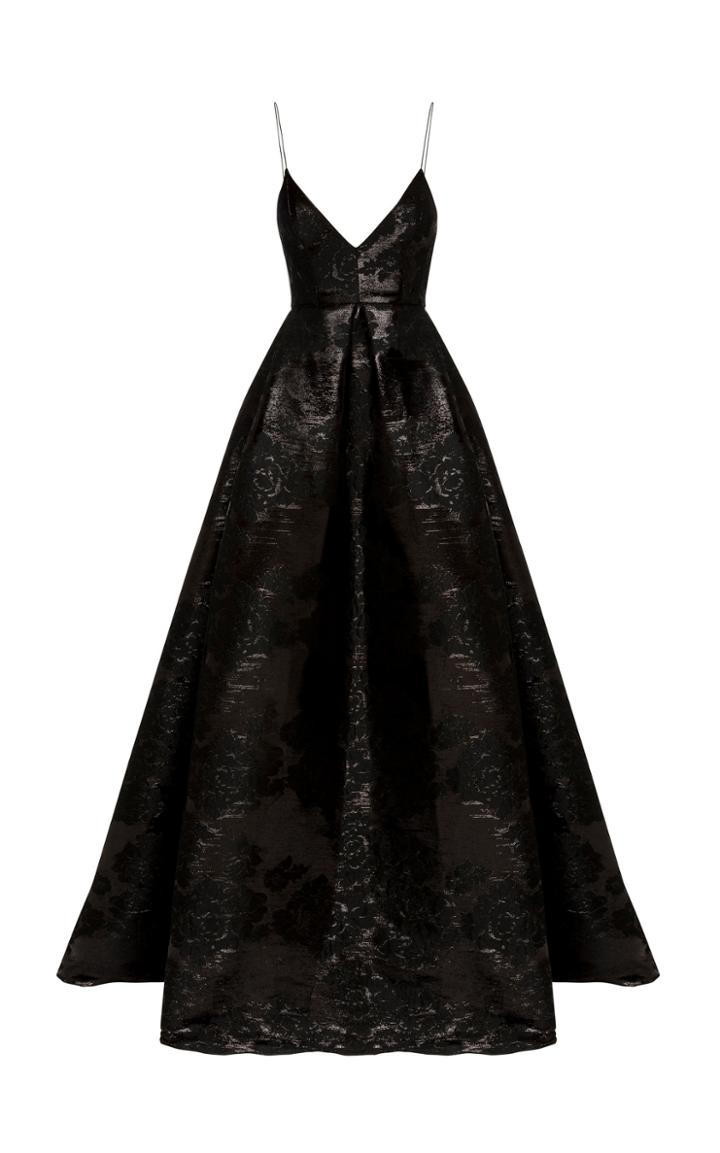 Alex Perry Pelton Lurex Jacquard Gown