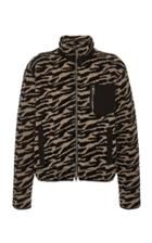 Lost Daze Printed Wool-blend Fleece Jacket Size: S