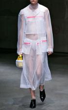 Christopher Kane Net Peg Bag Swarovski Top