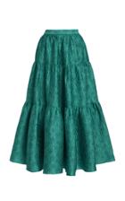 Moda Operandi Ulla Johnson Edda Tiered Ruffle Cloque Skirt