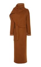 Deveaux Oversized Belted Wool Coat