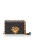 Dolce & Gabbana Devotion Embellished Quilted Leather Shoulder Bag