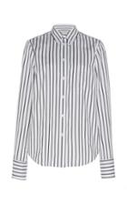 Alexandre Blanc Striped Cotton-poplin Shirt Dress