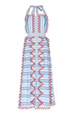 Temperley London Trelliage Striped Dress
