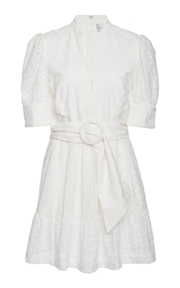 Rebecca Vallance Valentina Broderie Anglaise Cotton Mini Dress