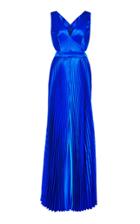 Moda Operandi Semsem Pleated Satin Jumpsuit Size: 2