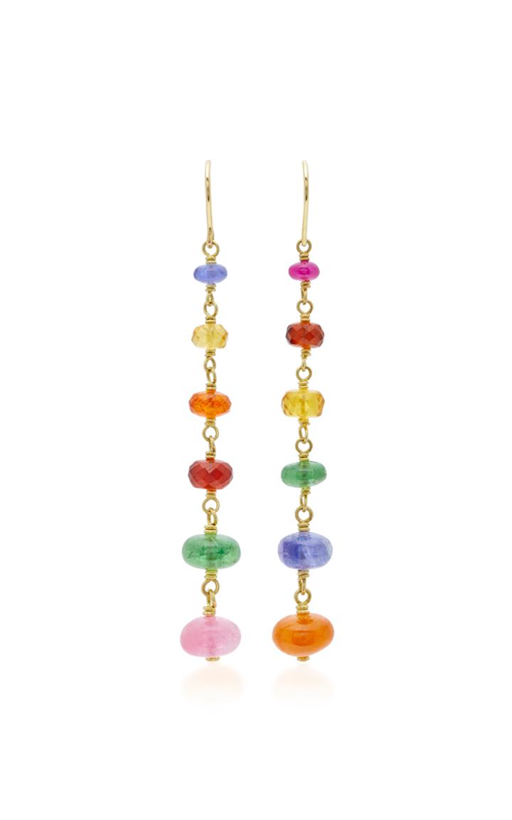 Mallary Marks Sugar Spun Multicolor Linear Drop Earrings