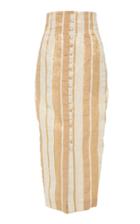 Cult Gaia Hera Striped Linen Skirt