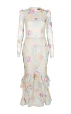 Lana Mueller Yosan Embroidered Gown