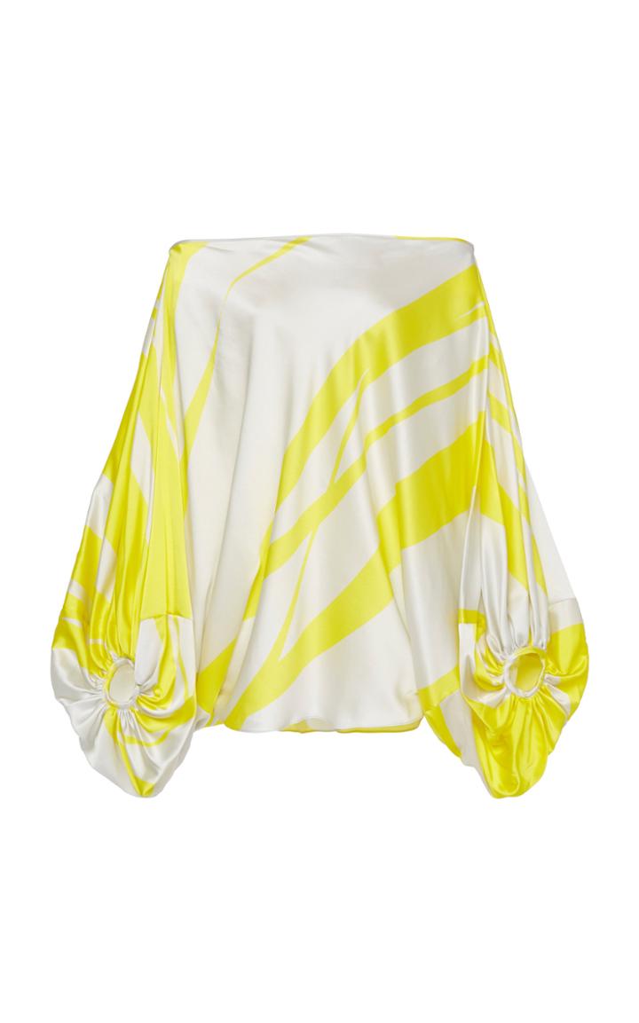 Moda Operandi Silvia Tcherassi Bellagio Printed Off-the-shoulder Blouse