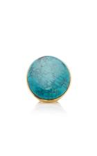 Karry Berreby 14k Yellow Gold And Turquoise Ring