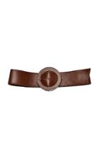 Lilly Sarti Color Round Buckle Belt Size: 1