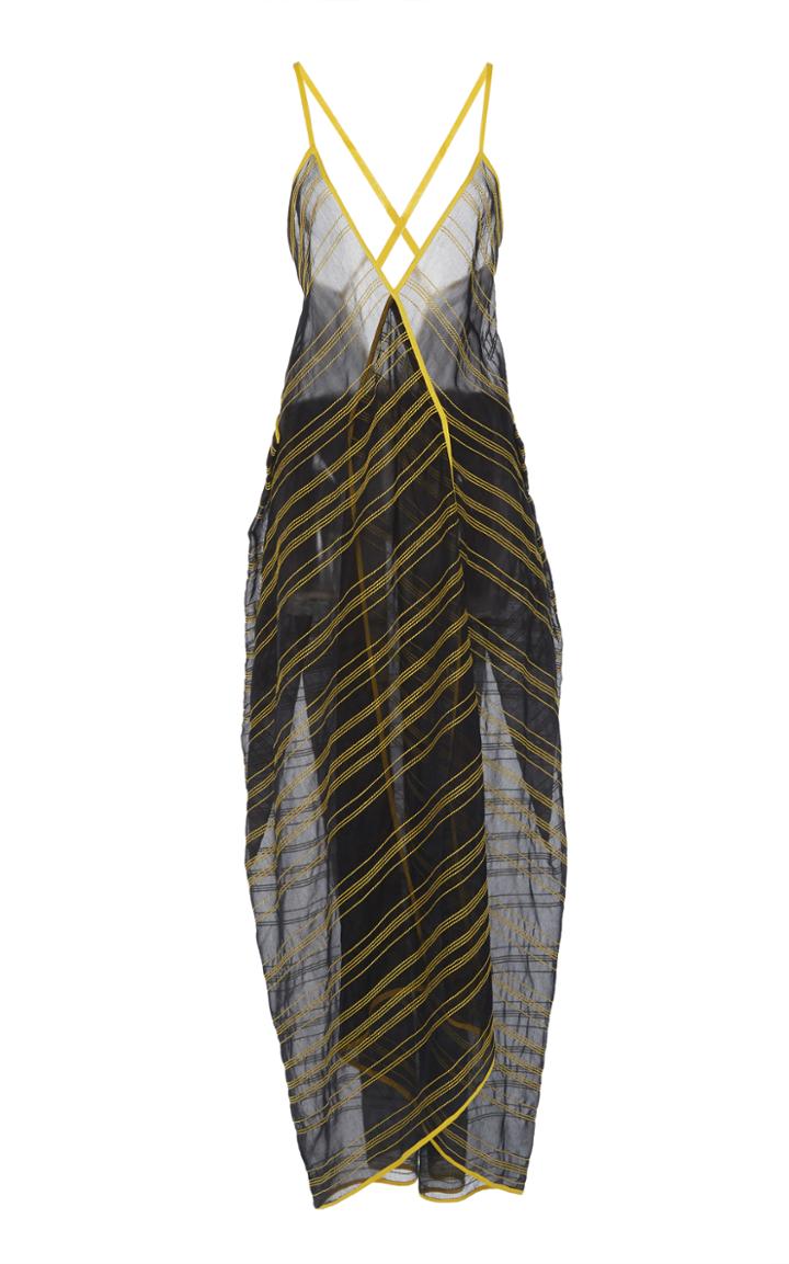 Rahul Mishra Buttercup Sheer Dress