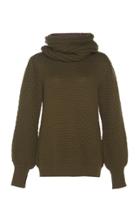 Johanna Ortiz Wool-blend Embera Coco De Mer Cowl Neck Sweater