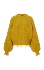 Moda Operandi Alanui Oversized Fisherman-knit Wool-cashmere Sweater
