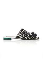 N 21 N&deg;21 Buckle Zebra Mule