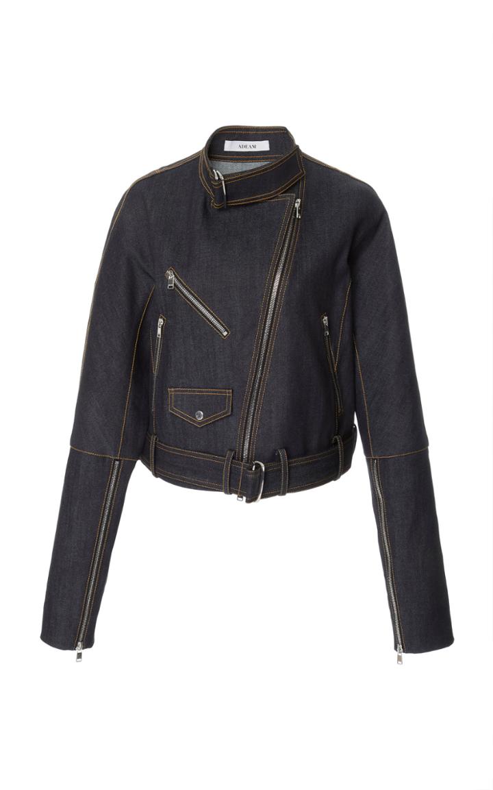 Adeam Denim Moto Jacket