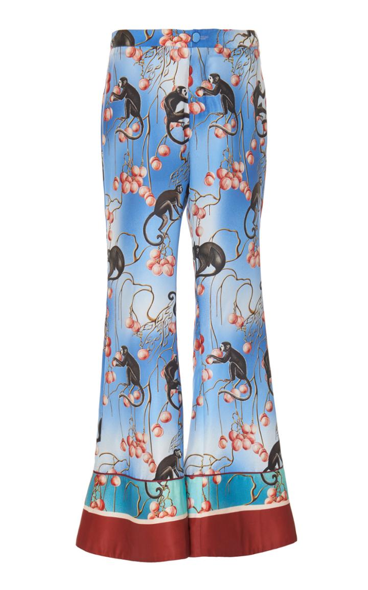 For Restless Sleepers Dioscuri Silk Flared Pants