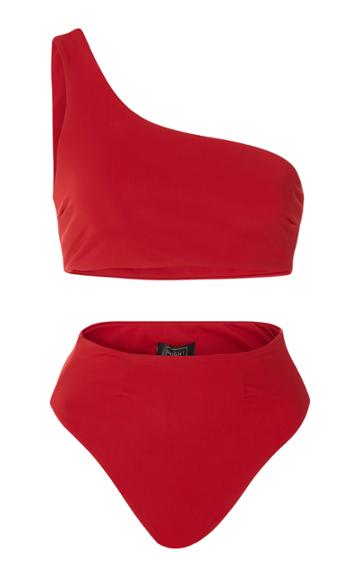 Haight Perlin One Shoulder Bikini Set