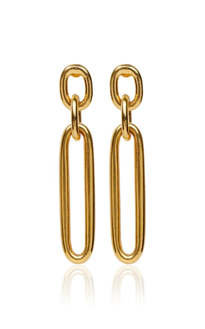 Moda Operandi Ben-amun Gold-plated Drop Link Earrings