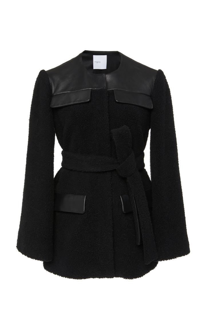 Rosetta Getty Paneled Wool-blend Safari Jacket