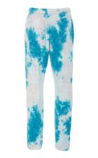 The Elder Statesman Marble Dyed Cotton Fleece Track Pants