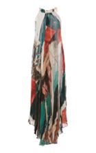 Agua De Coco Pleated Midi Dress