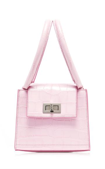 Moda Operandi By Far Sabrina Croc-effect Leather Top Handle Bag