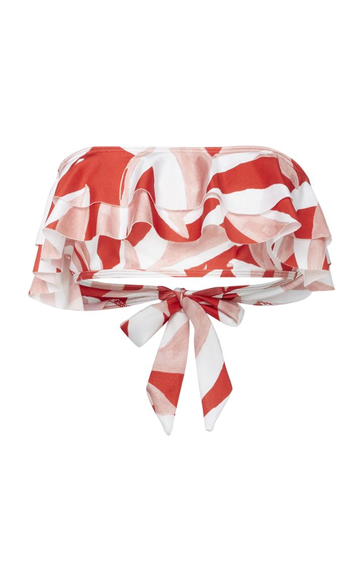 Suboo Havana Tie-back Ruffled Bandeau Top