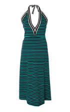 Cynthia Rowley Lisbon Striped Halter Midi Dress