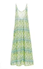 Moda Operandi Eywasouls Malibu Jane V-neck Printed Cotton Dress Size: Xs/s