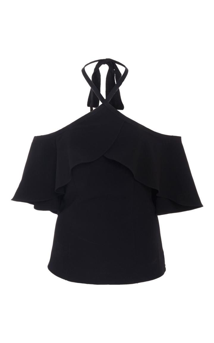 Sachin & Babi Ruby Cold Shoulder Ruffle Top