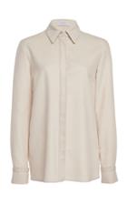 Gabriela Hearst Cruz Cashmere Button-down Shirt