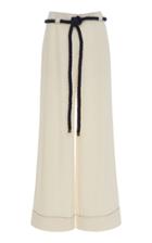 Monse Belted Crepe Wide-leg Pants