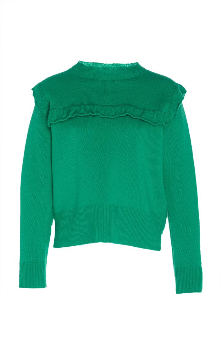 Sea Ruffled Sweater