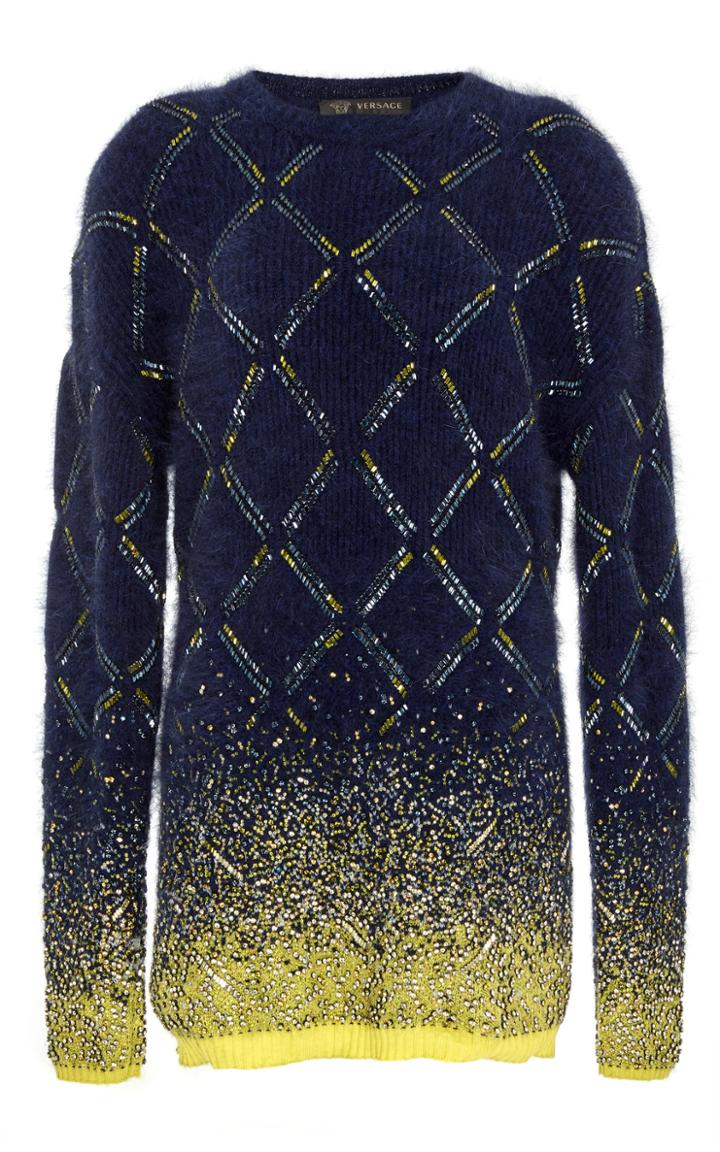 Versace Degrade Check Pullover