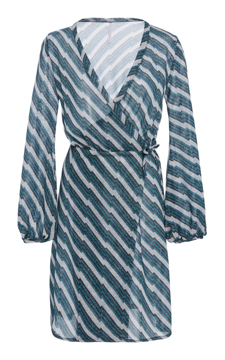 Alcoolique Margaret Short Wrap Dress